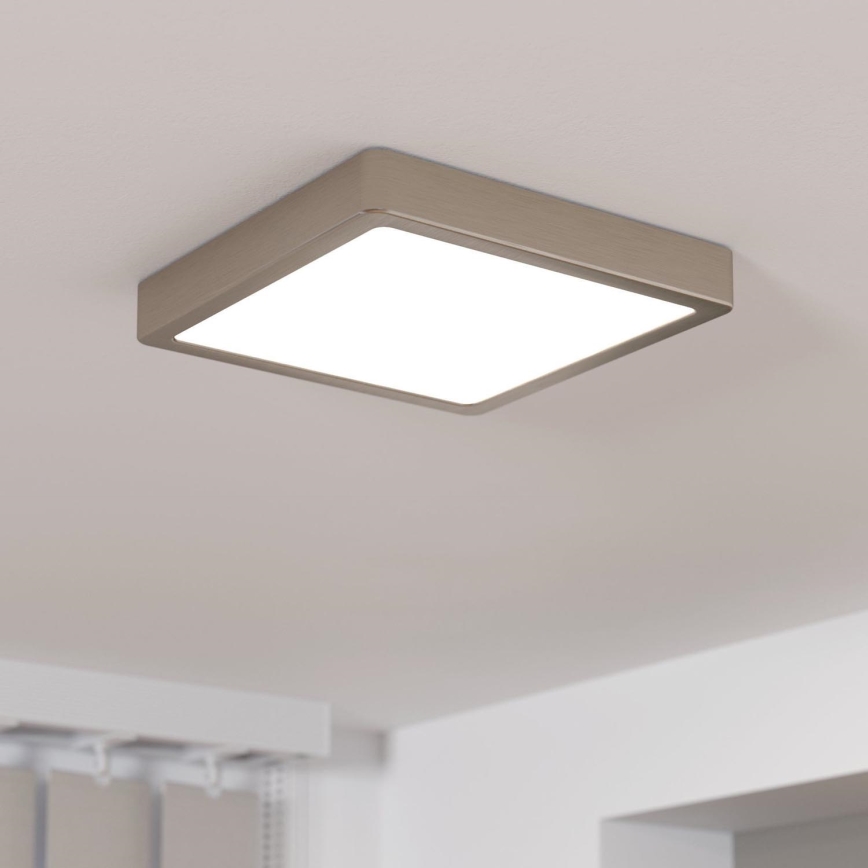 Eglo - LED Dimmable φωτιστικό οροφής LED/17W/230V ματ χρώμιο
