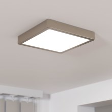 Eglo - LED Dimmable φωτιστικό οροφής LED/17W/230V χρώμιο
