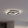 Eglo - LED Dimmable φωτιστικό οροφής LED/20W/230V 2700-6500K μαύρο + τηλεχειριστήριο