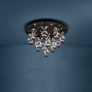 Eglo - LED Dimmable φωτιστικό οροφής LED/27W/230V 3000K μαύρο