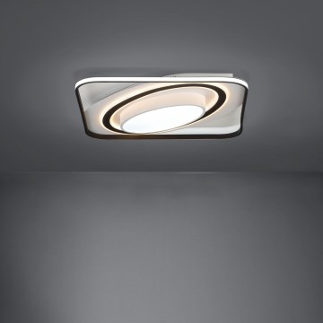 Eglo - LED Dimmable φωτιστικό οροφής LED/28W/230V+LED/13W+ LED/2,8W 3000-6500K μαύρο + τηλεχειριστήριο