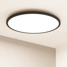 Eglo - LED Dimmable φωτιστικό οροφής LED/41W/230V διάμετρος 60 cm μαύρο