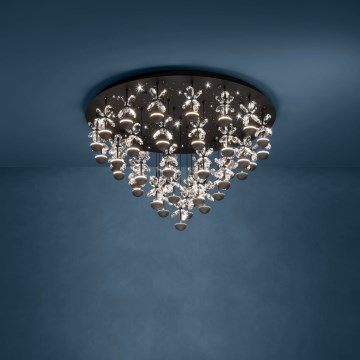Eglo - LED Dimmable φωτιστικό οροφής LED/77,4W/230V 3000K μαύρο