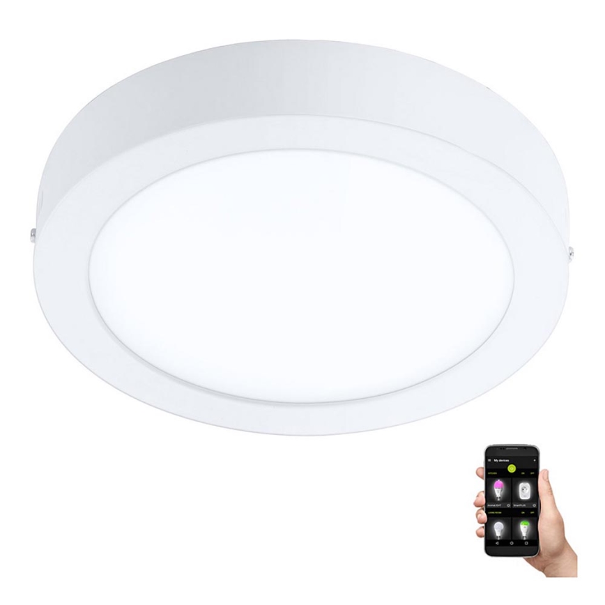 Eglo - LED Dimmable φωτιστικό οροφής μπάνιου LED/16,5W/230V 2700-6500K IP44 ZigBee