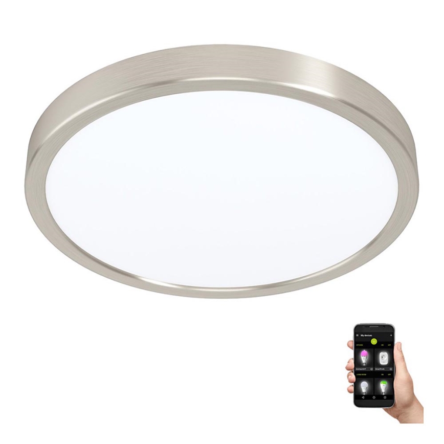 Eglo - LED Dimmable φωτιστικό οροφής μπάνιου LED/19,5W/230V 2700-6500K IP44 ZigBee