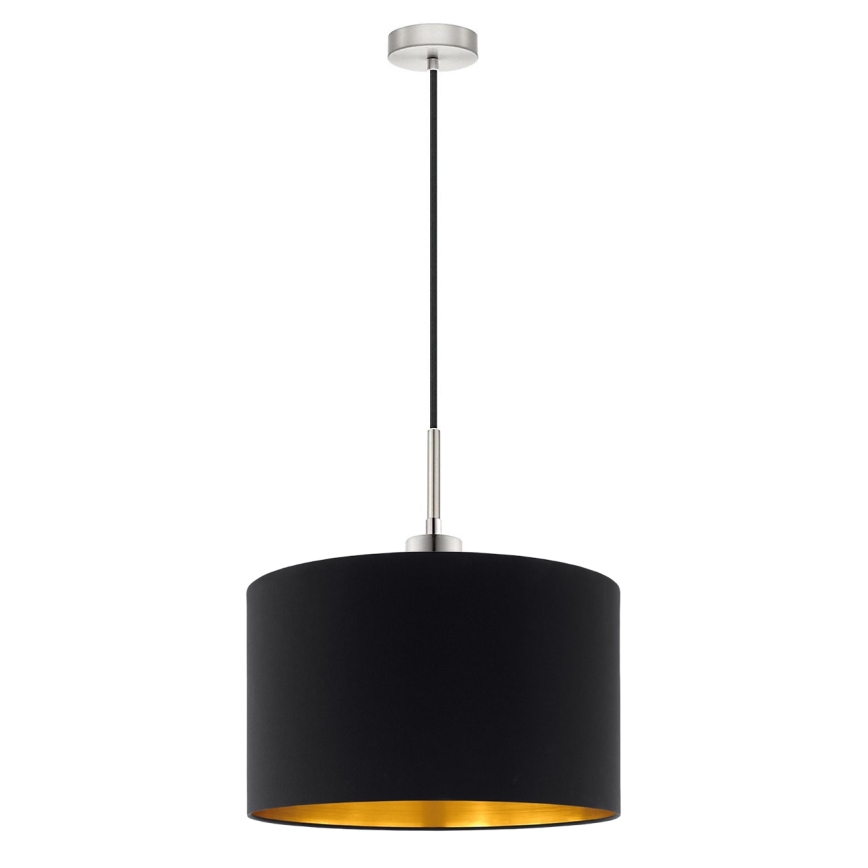 Eglo - LED Φωτιστικό οροφής με καλώδιο TUNJA 1xE27/60W/230V μαύρο