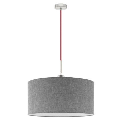 Eglo - LED Φωτιστικό οροφής με καλώδιο TUNJA 1xE27/60W/230V γκρι