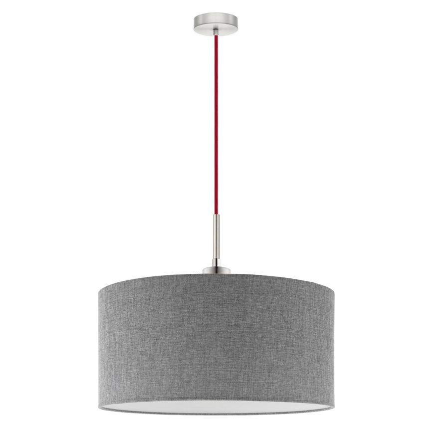 Eglo - LED Φωτιστικό οροφής με καλώδιο TUNJA 1xE27/60W/230V γκρι