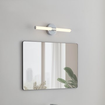 Eglo - LED φωτισμός καθρέφτη μπάνιου LED/7,5W/230V 3000/4000/6500K 45 cm IP44 γυαλιστερό χρώμιο