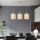 Eglo - LED κρεμαστό φωτιστικό σε καλώδιο TUNJA 3xE27/60W/230V εκρού