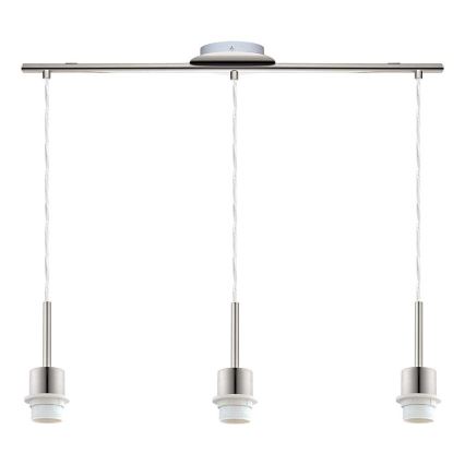 Eglo - LED κρεμαστό φωτιστικό σε καλώδιο TUNJA 3xE27/60W/230V εκρού