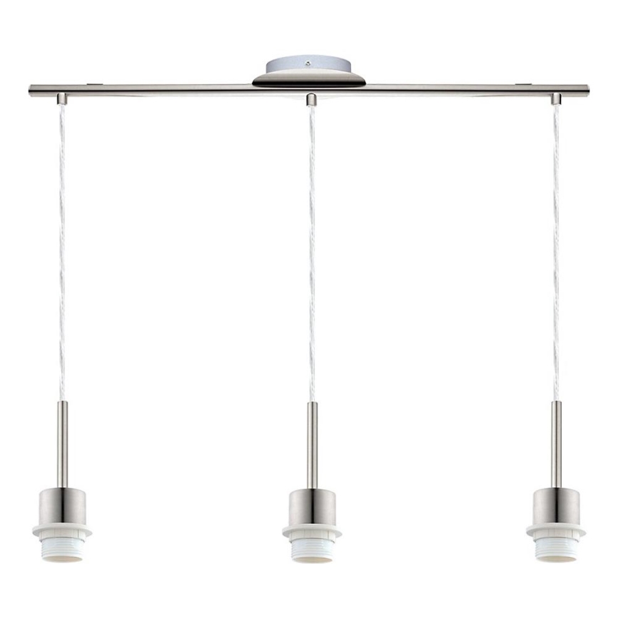 Eglo - LED κρεμαστό φωτιστικό σε καλώδιο TUNJA 3xE27/60W/230V εκρού