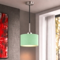 Eglo - LED κρεμαστό φωτιστικό με καλώδιο TUNJA 1xE27/60W/230V διάμ. 20 cm πράσινο/μαύρο