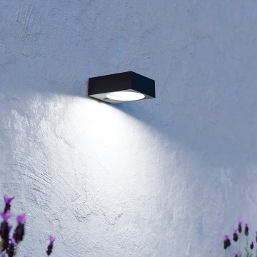 Eglo - LED ηλιακό φωτιστικό με αισθητήρα LED/6,5W/3,7V 2000 mAh μαύρο