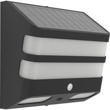 Eglo - LED Ηλιακό Επιτοίχιο Φωτιστικό με Αισθητήρα LED/6,5W/3,7V 1800 mAh IP44