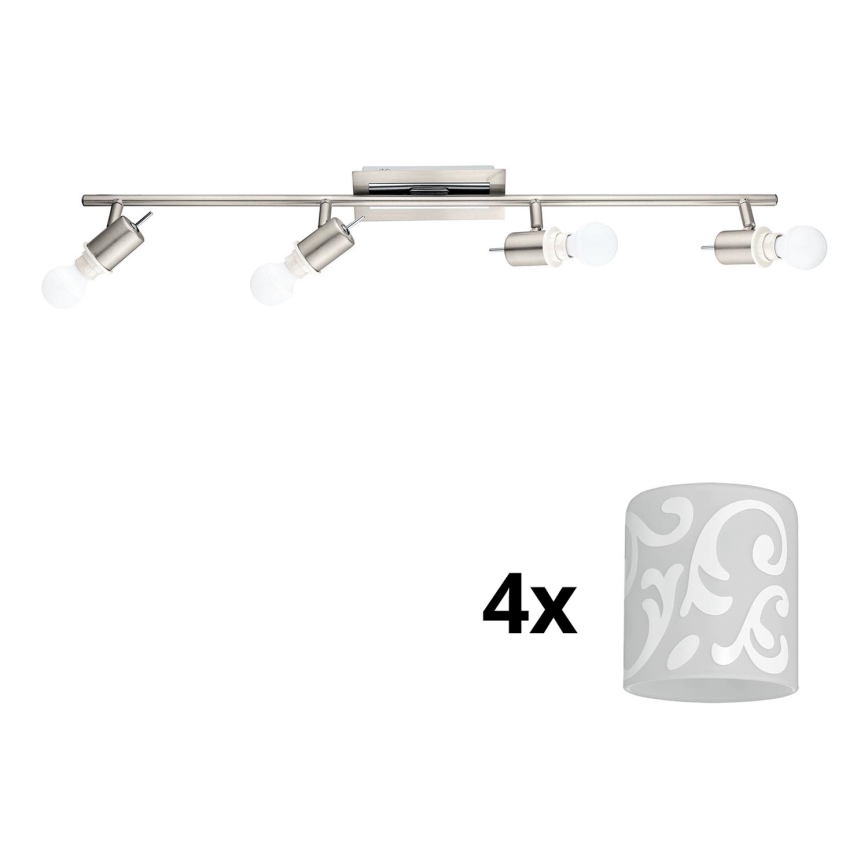 Eglo - LED Σποτ MY CHOICE 4xE14/4W/230V ματ χρώμιο/λευκό