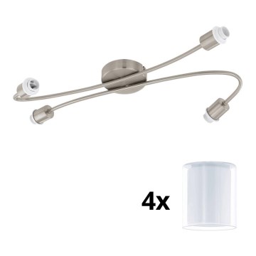 Eglo - LED Σποτ MY CHOICE 4xE14/4W/230V ματ χρώμιο/λευκό