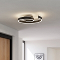 Eglo - LED ρυθμιζόμενο φωτιστικό οροφής LED/37W/230V 3000-6500K μαύρο