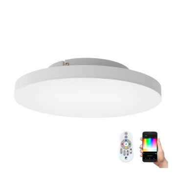 Eglo - LED RGB Dimming φωτιστικό οροφής TURCONA-C LED/20W/230V + RC