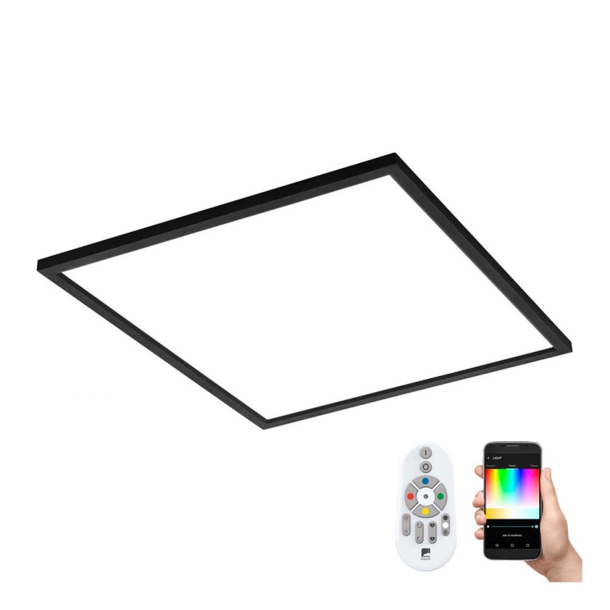 Eglo - LED RGB Ρυθμιζόμενο φωτιστικό οροφής SALOBRENA-C LED/30,5W/230V + τηλεχειριστήριο