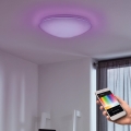 Eglo - LED RGB Ρυθμιζόμενο φωτιστικό οροφής τοίχου GIRON-C LED/17W/230V