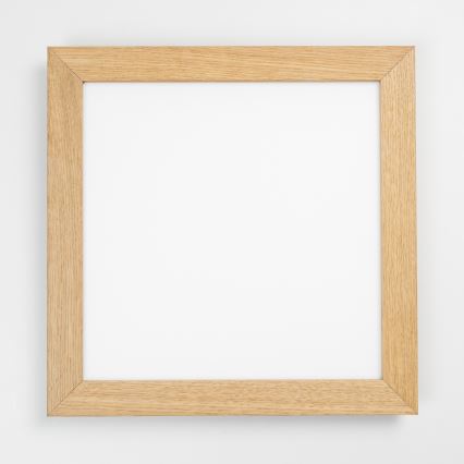 Eglo - LED RGB ρυθμιζόμενο επιφανειακό πάνελ SALOBRENA-C WOOD LED/40W/230V 2700-6500K 49,5x49,5 cm καφέ + τηλεχειριστήριο