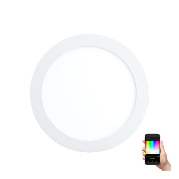 Eglo - LED RGB Ρυθμιζόμενο φωτιστικό οροφής FUEVA-C LED/10,5W/230V