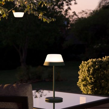 Eglo - LED RGBW Dimmable φωτιστικό αφής εξωτερικού χώρου 2in1 LED/1,5W/5V 2600 mAh IP54 πράσινο