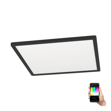 Eglo - LED RGBW Dimmable φωτιστικό οροφής LED/16,5W/230V μαύρο ZigBee