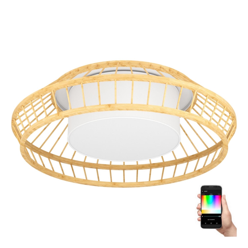 Eglo - LED RGBW Dimmable φωτιστικό οροφής LED/22W/230V 2700-6500K