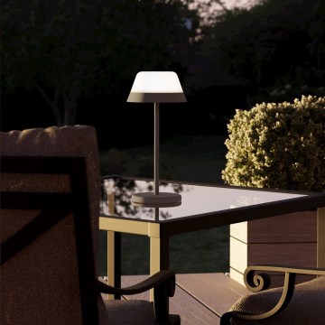 Eglo - LED RGBW Dimming αφής Εξωτερικού χώρου φωτιστικό 2σε1 LED/1,5W/5V 2600 mAh IP54 γκρι