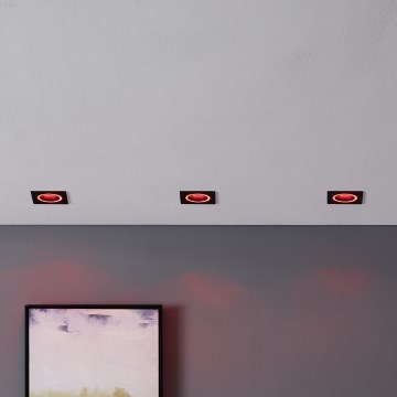 Eglo - LED RGBW Κρεμαστό φωτιστικό οροφής dimming LED/4,7W/230V μαύρο