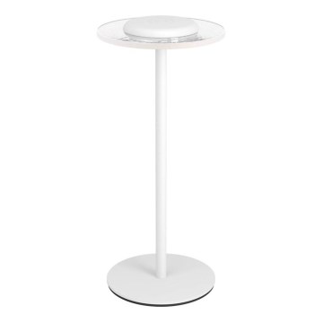 Eglo - LED RGBW Ρυθμιζόμενη, επαναφορτιζόμενη επιτραπέζια λάμπα με έλεγχο αφής LED/5V 2000 mAh λευκή