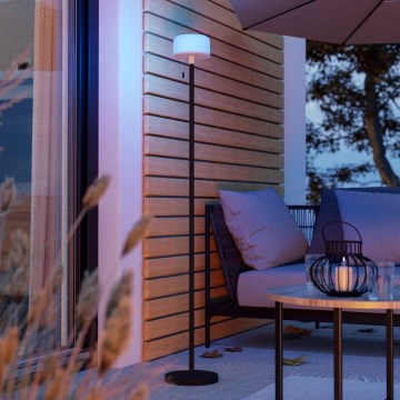 Eglo - LED RGBW Ρυθμιζόμενη υπαίθρια επαναφορτιζόμενη επιδαπέδια λάμπα LED/2,2W/3,7V 3000K 2200 mAh IP54