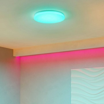 Eglo - LED RGBW Ρυθμιζόμενο φωτιστικό οροφής LED/20W/230V Ø 43 cm