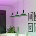 Eglo - LED RGBW ρυθμιζόμενο κρεμαστό φωτιστικό με καλώδιο 3xLED/7,5W/230V 2700-6500K μαύρο