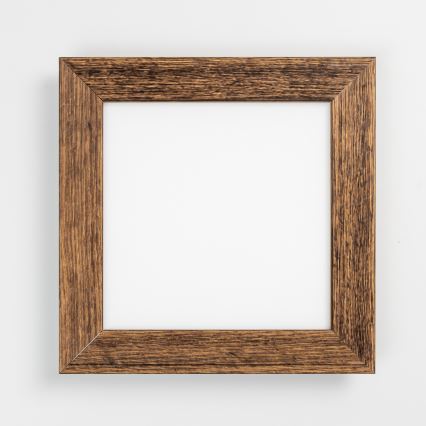 Eglo - LED RGBW Ρυθμιζόμενο επιφανειακό πάνελ SALOBRENA-C WOOD LED/16W/230V 2700-6500K 34x34 cm καφέ + τηλεχειριστήριο