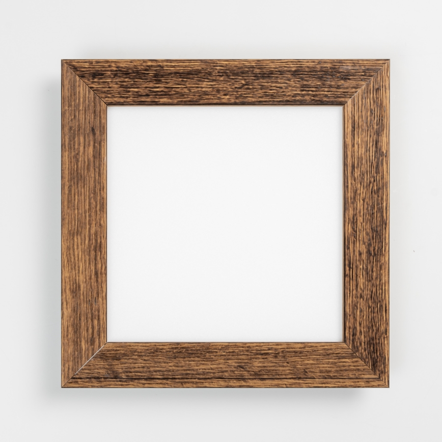 Eglo - LED RGBW Ρυθμιζόμενο επιφανειακό πάνελ SALOBRENA-C WOOD LED/16W/230V 2700-6500K 34x34 cm καφέ + τηλεχειριστήριο
