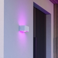 Eglo - LED RGBW Ρυθμιζόμενο επιτοίχιο φωτιστικό εξωτερικού χώρου LED/10W/230V 2700-6500K IP55 λευκό