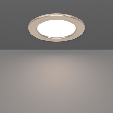 Eglo - LED RGBW Ρυθμιζόμενο εντοιχισμένο φωτιστικό οροφής μπάνιου LED/5W/230V 2700-6500K διάμ. 12 cm IP44 ματ χρώμιο