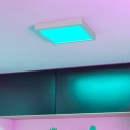 Eglo - LED RGBW Ρυθμιζόμενο οροφής φωτιστικό για μπάνιο LED/10,5W/230V 2700-6500K 22x22 cm IP44 λευκό