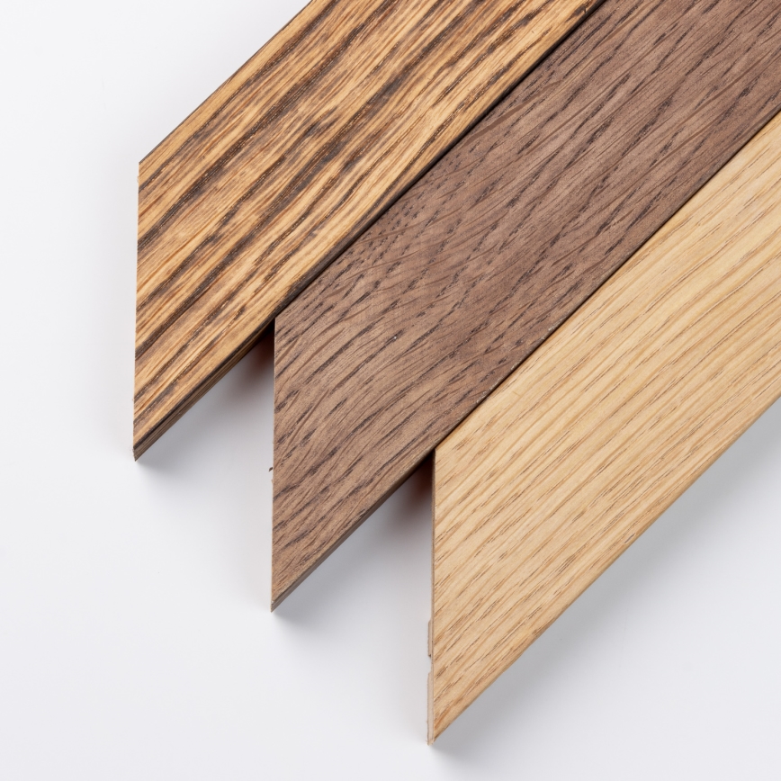 Eglo - LED RGBW Dimming σταθερό/χωνευτό panel SALOBRENA-C WOOD LED/34W/230V 2700-6500K 34x124 cm σκούρο καφέ + τηλεχειριστήριο