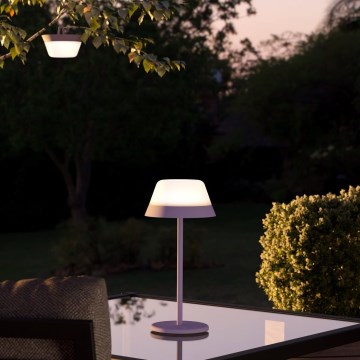Eglo - LED RGBW Ρυθμιζόμενο με αφής εξωτερικό φωτιστικό 2 σε 1 LED/1,5W/5V 2600 mAh IP54 μωβ
