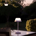 Eglo - LED RGBW Ρυθμιζόμενο με αφής εξωτερικό φωτιστικό 2 σε 1 LED/1,5W/5V 2600 mAh IP54 μωβ