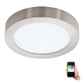 Eglo - LED RGBW Ρυθμιζόμενο φωτιστικό οροφής FUEVA-C LED/15,6W/230V Bluetooth