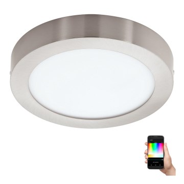 Eglo - LED RGBW Ρυθμιζόμενο φωτιστικό οροφής FUEVA-C LED/15,6W/230V Bluetooth
