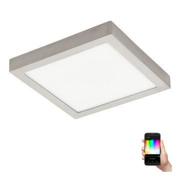 Eglo - LED RGBW ρυθμιζόμενο φωτιστικό οροφής FUEVA-C LED/21W/230V 30x30 cm