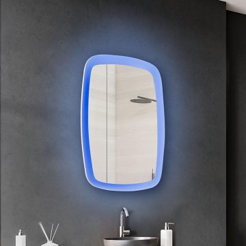 Eglo - LED RGBW Ρυθμιζόμενος καθρέφτης μπάνιου με φωτισμό 20W/230V IP44 ZigBee