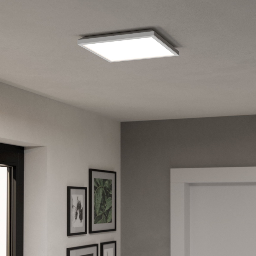 Eglo - LED RGBW Φωτιστικό οροφής μπάνιου dimming LED/13,4W/230V 2700-6500K 29x29 cm IP44 λευκό ZigBee
