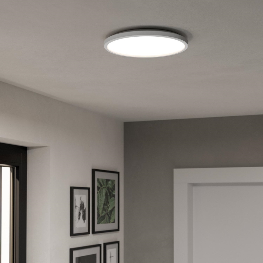 Eglo - LED RGBW Φωτιστικό οροφής μπάνιου dimming LED/13,9W/230V 2700-6500K διάμετρος 30 cm IP44 λευκό ZigBee